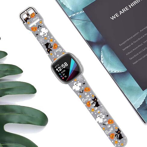 Holiday Watch Bands Compatible with Fitbit Versa 4 Bands for Woman,for Versa 3/Sense 2/Sense Bands Replacement Strap in Kuwait
