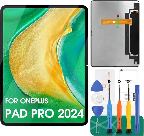 للحصول على شاشة OnePlus Pad Pro 2024 لـ OnePlus Pad Pro 2024 OPD2404 شاشة LCD لـ OnePlus Pad Pro 2024 OPD2404 Touch Screen Digitizer مع مجموعات إصلاح 12.1 "(أسود) in Kuwait