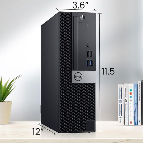 Dell Optiplex Small Form Form Smart سطح مكتب كمبيوتر ، معالج Intel Core I5-6500 ، ذاكرة الوصول العشوائي 16 جيجابايت DDR4 ، SSD 512GB ، شاشة LED 24 بوصة ، HDMI و DisplayPort ، Wi-Fi ، لوحة المفاتيح والماوس ، Windows 11 Pro (متجدد) in Kuwait