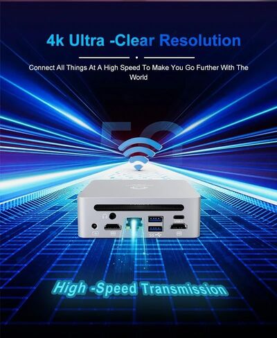 Mini PC ، Ryzen 7 7730U ، 2*DDR4 Mini Computers (8C/16T ، حتى 4.5 جيجا هرتز) ، أجهزة الكمبيوتر المصغرة لسطح المكتب ، Wi-Fi6e ، BT5.2 ، USB3.0 8K@60 ، 1000M LAN ، Office Business Home Office ، 32GB RAM 2TB SSD in Saudi Arabia