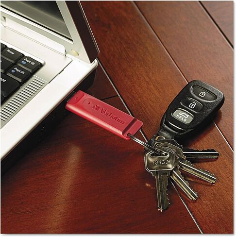 Verbatim 8GB Store 'N' GO USB Flash Drive - PC / MAC متوافق - أحمر - أحمر in Kuwait