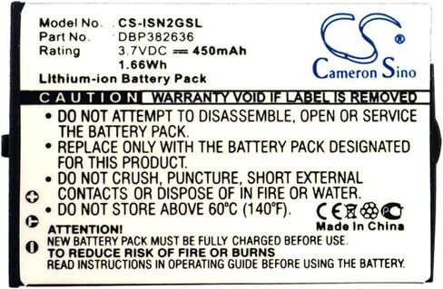 VI VINTRONS 450MAH بطارية لشركة NS-DA1G 1GB ، NS-DA1G 2GB ، NS-DA2G 1GB ، NS-DA2G 2GB in Saudi Arabia