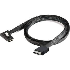 S/A/S 8611 4I إلى M1NI S/A/S SFF-8087 كابل محول الزاوية اليسرى للاتصالات الداخلية عالية السرعة (100 سم) in Saudi Arabia
