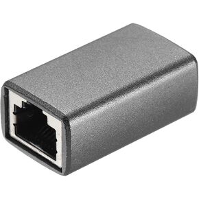 meccanixity 1pcs RJ45 Ethernet jouler ، ethernet jouler female to female in line cat6 cat5e cat5 extender cable ، silver in Kuwait