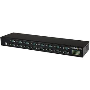 16 Port RS232 Serial Hub - USB to DB9 RS232 16xRack Mount in Kuwait