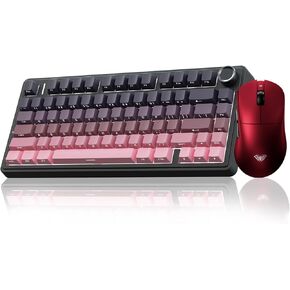 Aula Wireless Keyboard و Mouse Combo ، F75 Pro Mechanical Keyboard SC900 Pro Wireless Mouse in Kuwait