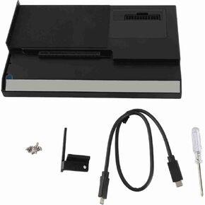 External GPU Dock Station High Speed USB4 0 40Gbps 3 GPU Enclosure with M 2 NVMe SSD Slot for Laptops Gaming Consoles Black Aluminum Alloy 253x162x41mm in Saudi Arabia