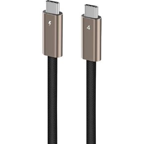 USB C إلى USB C Cable 40GBPS 3.3 قدم ، 240W 100W 60W كابل USB4 24PIN لـ Thunderbolt4 Emarker USB Type C PD3. in Kuwait
