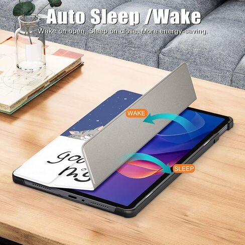 حالة لـ Xiaomi Redmi Pad 2 11 بوصة 2025 ، قابلة للطي الورقة الفائقة البوّي ، غلاف الحافلة المليئة بالجلد مع Wth Auto Wake/Sleep for Xiaomi Redmi Pad 2 Black in Kuwait
