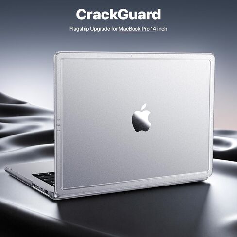 CrackGuard for MacBook Pro 14 بوصة Case M4 M3 M2 M1 Pro/Max 2025 2024-2021 [ترقية مكافحة crack] [100 ٪ Match Color in Kuwait