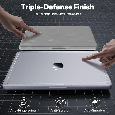 CrackGuard for MacBook Pro 14 بوصة Case M4 M3 M2 M1 Pro/Max 2025 2024-2021 [ترقية مكافحة crack] [100 ٪ Match Color in Kuwait