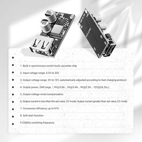 MT-3608 STEP UP Converter 2A قابلة للتعديل DC-DC CONTERTER INPORTE 2V-24V لإخراج 5V-28V منظم الجهد وحدة الطاقة الداعم (حزمة 6)) in Kuwait