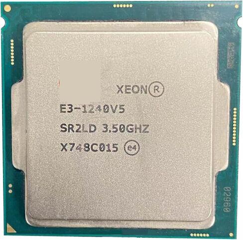 CPU XEON E3-1240V5 Processor 3.50GHz 8M 80W رباعي النواة E3 1240V5 المقبس 1151 E3 1240 V5 E3-1240 V5 in Saudi Arabia