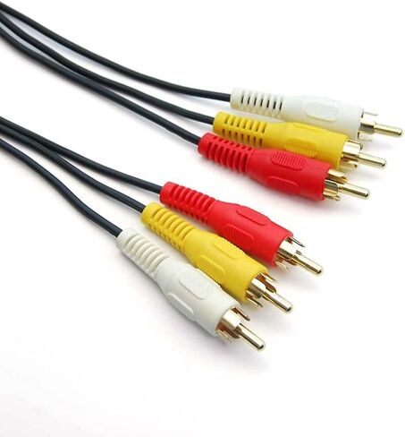 50ft RCA M/MX3 صوت/فيديو مطلي بالذهب ، حزمة واحدة in Kuwait