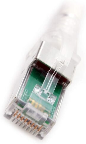 ZM6A-S02M-02 ZMAX CAT6A PATCH CABLE ، S/FTP ، RJ45 ، LSZH ، 6.5 قدم ، أبيض in Kuwait