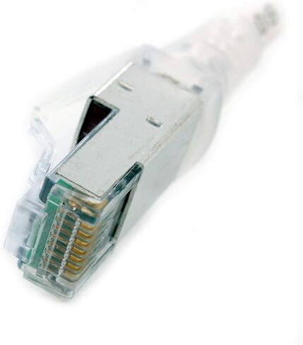 ZM6A-S05M-02 ZMAX Shielded CAT6A Patch Cable, S/FTP, RJ45, LSZH, 16.4-Feet, White in Kuwait