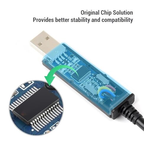 USB إلى RS232 RS485 كابل محول FT232RNL رقاقة 2M مع أجهزة تلفزيون حارس انتعاش الفتيان مؤشر LED لـ 10 8.1 8 7 الهاتف الذكي OS X in Kuwait