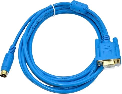 QC30R2 لـ Q Series Communication Cable Melsec GS/GOT1050/1055 RS232 خط تنزيل برمجة البرمجة المسلسل (اللون الأبيض) in Saudi Arabia