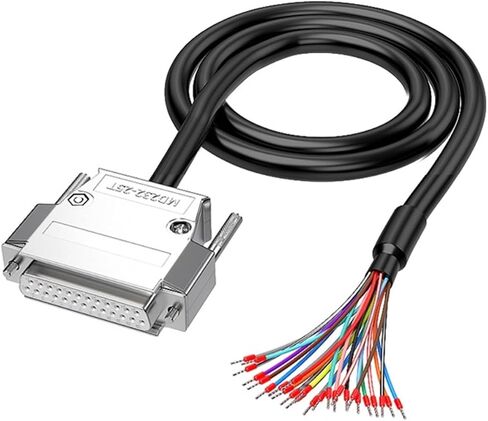 RS232 المنفذ التسلسلي DB9 كابل DB15 بيانات البيانات DB25 كابل طرفي واحد من الذكور أنثى 9Pin كابل البيانات المحمي (DB25 أنثى ، 3M) in Saudi Arabia