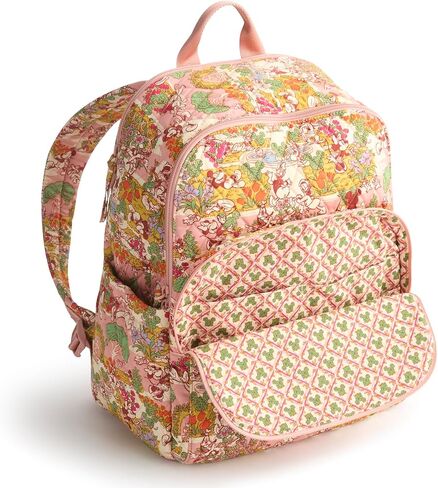 Vera Bradley Disney Premium Cotton Bancroft Backpack ، Mickey's Promenade in Saudi Arabia