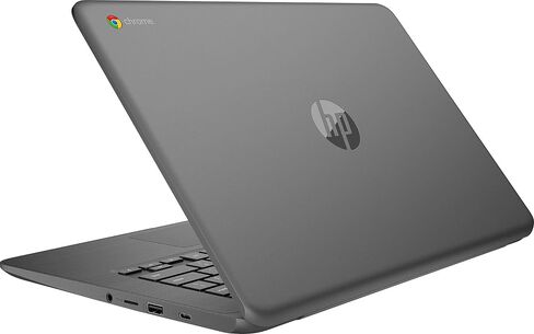 HP Chromebook (Chrome OS, Intel Celeron 1.1 GHz, 14" LED-Lit Screen, Storage: 32 GB, RAM: 8 GB) Grey 3PD87UT#ABA (Renewed) in Saudi Arabia