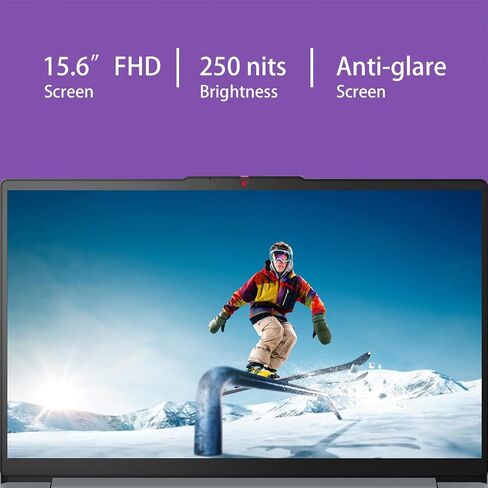 Lenovo IdeaPad Slim 3 | 15.6" FHD Anti-Glare Display | AMD Ryzen 5 5625U(Beat Intel i9-10900T) | 16GB DDR4 | 256GB SSD | Backlit Keyboard | Windows 11 Pro | Microsoft Office 365 & WOWPC USB Included in Saudi Arabia