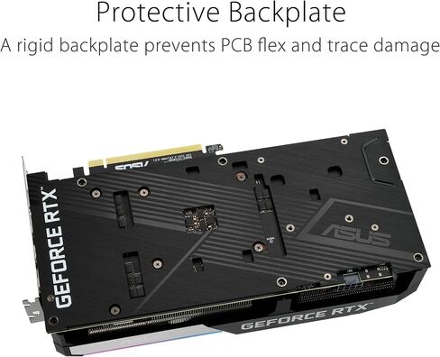 ASUS Dual Nvidia Geforce RTX 3060 TI V2 OC EDITION GAMING GRASTS (PCIE 4.0 ، 8GB GDDR6 MEMORY ، LHR ، HDMI 2.1 ، DisplayPort 1.4A ، تصميم المروحة المحورية ، BIOS المزدوجة ، صفيحة واقية) (متجددة) in Saudi Arabia