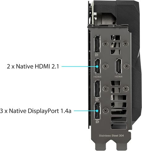 ASUS Dual Nvidia Geforce RTX 3060 TI V2 OC EDITION GAMING GRASTS (PCIE 4.0 ، 8GB GDDR6 MEMORY ، LHR ، HDMI 2.1 ، DisplayPort 1.4A ، تصميم المروحة المحورية ، BIOS المزدوجة ، صفيحة واقية) (متجددة) in Saudi Arabia