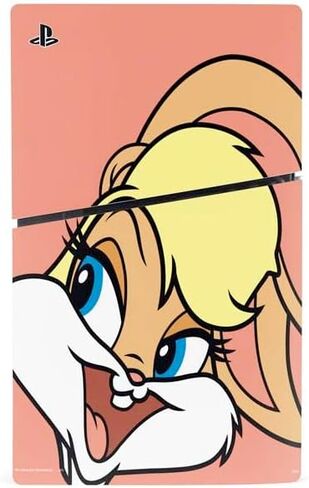 ألعاب Skinit Schecal Maming متوفرة مع حزمة PS5 Slim Digital Edition - Looney Tunes Lola Bunny مرخصة رسميًا في التصميم in Saudi Arabia