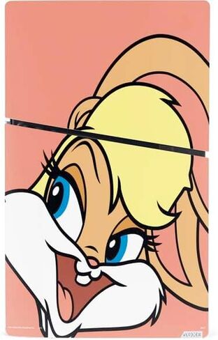 ألعاب Skinit Schecal Maming متوفرة مع حزمة PS5 Slim Digital Edition - Looney Tunes Lola Bunny مرخصة رسميًا في التصميم in Saudi Arabia