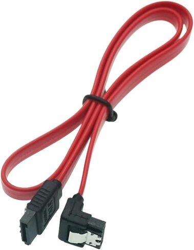 6 بوصة 6GB/S SATA3 كابل بيانات ATA التسلسلي مع قفل المزلاج لـ SATA 3.0 SATAIII 6GBPS HDD DRIVE DISK/SSD 10cm 45cm (Red-DN-45cm) in Kuwait
