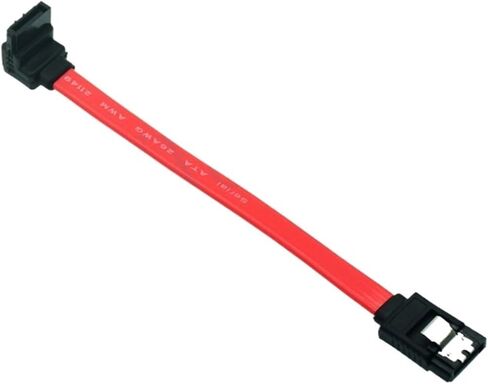 6 بوصة 6GB/S SATA3 كابل بيانات ATA التسلسلي مع قفل المزلاج لـ SATA 3.0 SATAIII 6GBPS HDD DRIVE DISK/SSD 10cm 45cm (Red-DN-45cm) in Kuwait