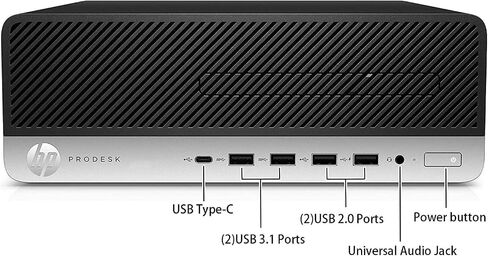 HP EliteDesk 800 G4 SFF Business Desktop PC with New 23.8" FHD Monitor, Intel Core i7-8700, 32GB RAM, 1TB SSD, Mouse & Keyboard, Windows 11 Pro(Renewed) in Saudi Arabia