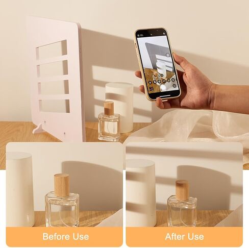 Creatcabin 3pcs 3 أنماط التصوير الفوتوغرافي لوحات الظل ألواح الظل والظلال الصغيرة للتصوير الفوتوغرافي لوحات خلفية الصور لجدول أعلى المنتج المجوهرات الغذائية 11.81inch in Saudi Arabia