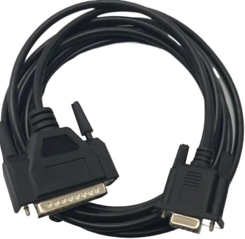 كابل البرمجة RS232 25 دبوس DB25M إلى DB9F للماكينة (5M) in Saudi Arabia