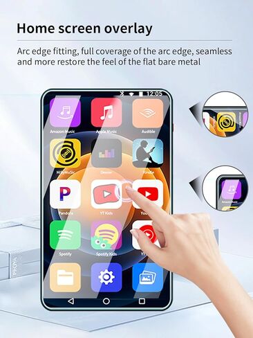 شاشة الشاشة ل Ninsiden M400 4 "HD شاشة تعمل باللمس الكاملة MP3 ، فيلم مقاوم للخدش عالي الدقة ، واضحة ، خالية من الفقاعات مع مجموعة التثبيت السهلة ، 3 عبوة in Saudi Arabia