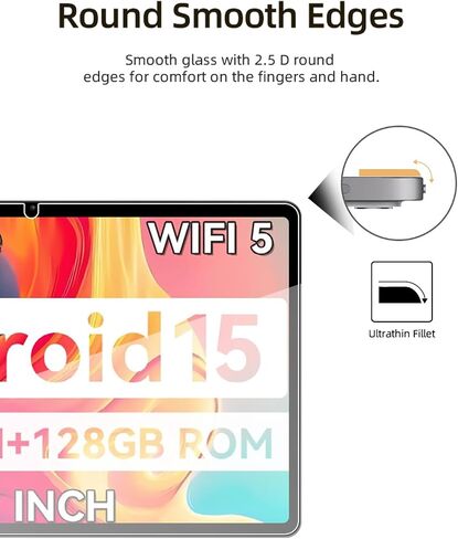Screen Protector for SVITOO TAB P11 Android 15 Tablet 2025 11 inch, HD Scratch Resistant Tempered Glass Film for SVITOO TAB P11 Drop Protection,Touch Sensitive,Anti-Fingerprint,2 pack. in Saudi Arabia