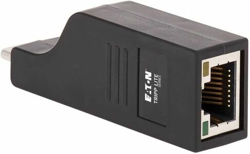 TRIPP Lite Eaton Series U436-000-GB USB-C Gigabit Ethernet Adapter ، USB 3.1 Gen 1 10/100/1000 MBPS ، Pluge & Play Vertical for Laptop/Tablet ، Cloud Care Pre-Configured حزمة مؤهلة (10 حزمة) in Saudi Arabia