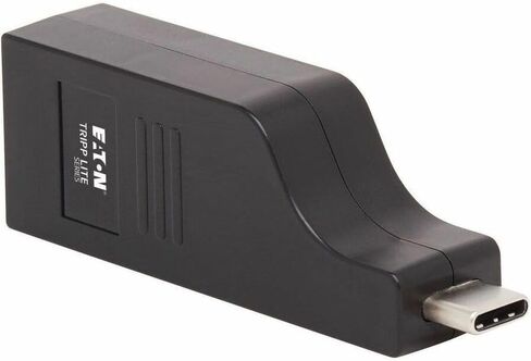 TRIPP Lite Eaton Series U436-000-GB USB-C Gigabit Ethernet Adapter ، USB 3.1 Gen 1 10/100/1000 MBPS ، Pluge & Play Vertical for Laptop/Tablet ، Cloud Care Pre-Configured حزمة مؤهلة (10 حزمة) in Saudi Arabia