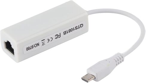 محول Yunir Ethernet لـ RASP PI 1.3 Micro USB إلى RJ45 مع ميناء Ethernet 10 ميجابت في الثانية ، ونصف الوجهين الكامل ، عملية التفاوض على السيارات in Kuwait