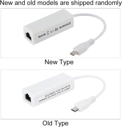 محول Yunir Ethernet لـ RASP PI 1.3 Micro USB إلى RJ45 مع ميناء Ethernet 10 ميجابت في الثانية ، ونصف الوجهين الكامل ، عملية التفاوض على السيارات in Kuwait