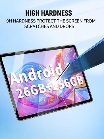 واقي الشاشة ل jjgj p30/yleebg p30 Android 15 tablet 10.1 بوصة ، FJIASTB مضاد للخلع 9H فيلم زجاجي يسهل تثبيته ، بدون فقاعة ، عبوة 2 in Saudi Arabia