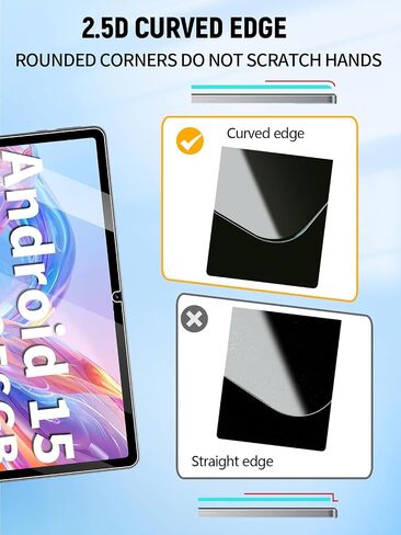 واقي الشاشة ل jjgj p30/yleebg p30 Android 15 tablet 10.1 بوصة ، FJIASTB مضاد للخلع 9H فيلم زجاجي يسهل تثبيته ، بدون فقاعة ، عبوة 2 in Saudi Arabia