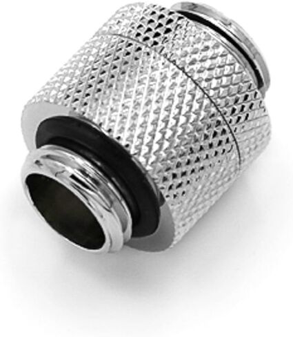Barrow G1/4 "ذكر إلى ذكور D-Plug Fitting ، 15 ملم ، فضية لامعة in Saudi Arabia