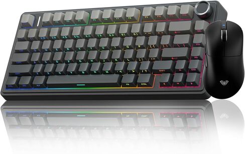 Aula Wireless Keyboard و Mouse Combo ، F75 Pro Mechanical Keyboard SC900 Pro Wireless Mouse in Saudi Arabia