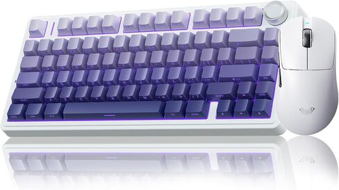 Aula Wireless Keyboard و Mouse Combo ، F75 Pro Mechanical Keyboard SC900 Max Wireless Mouse in Saudi Arabia
