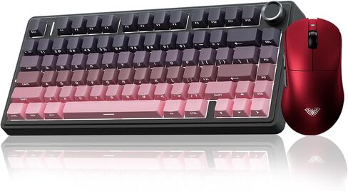 Aula Wireless Keyboard و Mouse Combo ، F75 Pro Mechanical Keyboard SC900 Pro Wireless Mouse in Kuwait