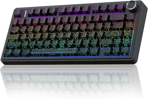 Aula Wireless Keyboard و Mouse Combo ، F75 Pro Mechanical Keyboard SC900 Pro Wireless Mouse in Saudi Arabia