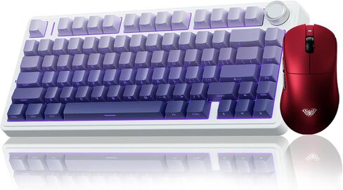 Aula Wireless Keyboard و Mouse Combo ، F75 Pro Mechanical Keyboard SC900 Pro Wireless Mouse in Saudi Arabia