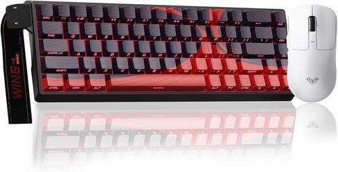 Aula Wireless Keyboard و Mouse Combo ، Win68 He Max Magnetic Switch Wired Mechanical Gaming Keyboard SC680 Wireless Mouse in Kuwait